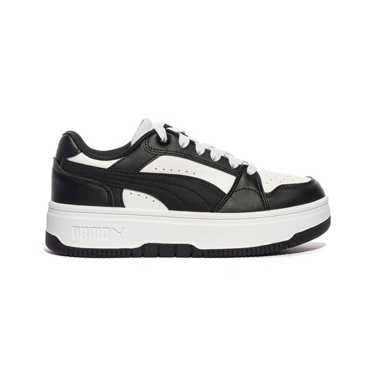 PUMA 402592-02 WHITE BLACK Sneakers Donna 