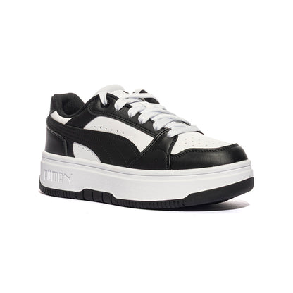 PUMA 402592-02 WHITE BLACK Sneakers Donna 