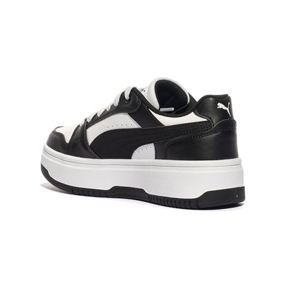 PUMA 402592-02 WHITE BLACK Sneakers Donna 