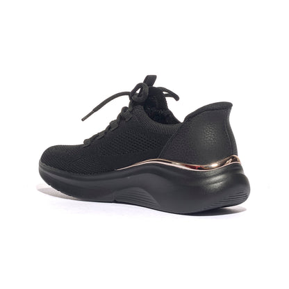 SKECHERS 117617 BBK Sneakers Donna 