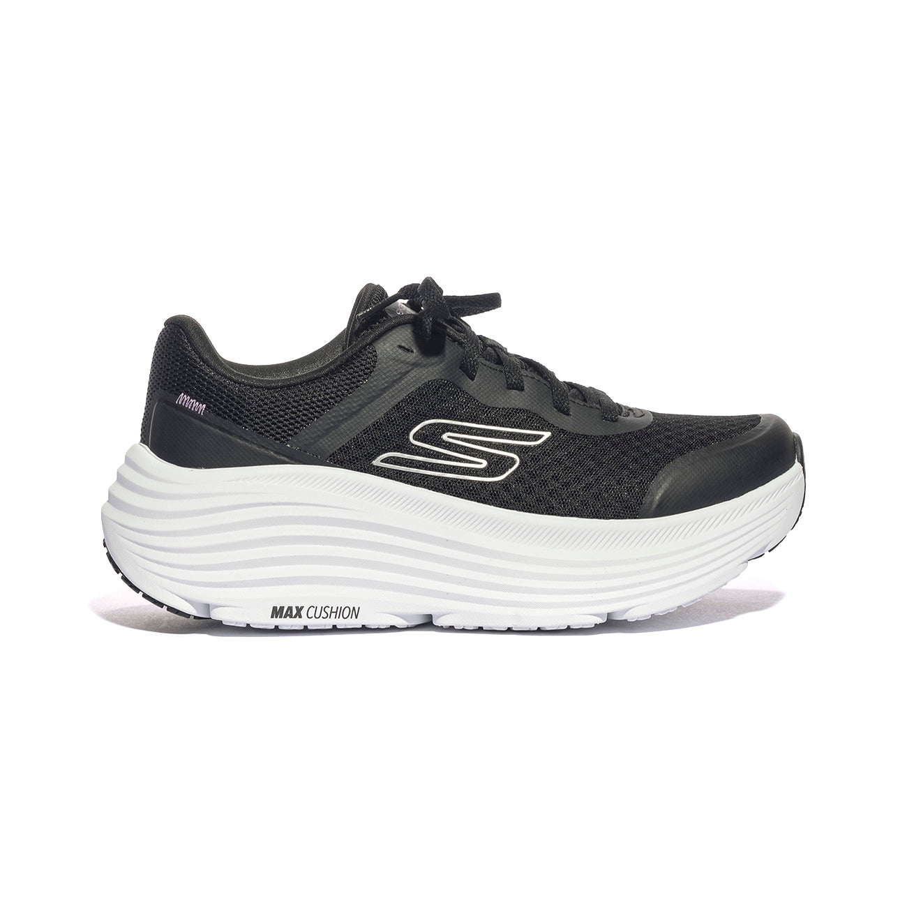 SKECHERS 129470 BKW Sneakers Donna 