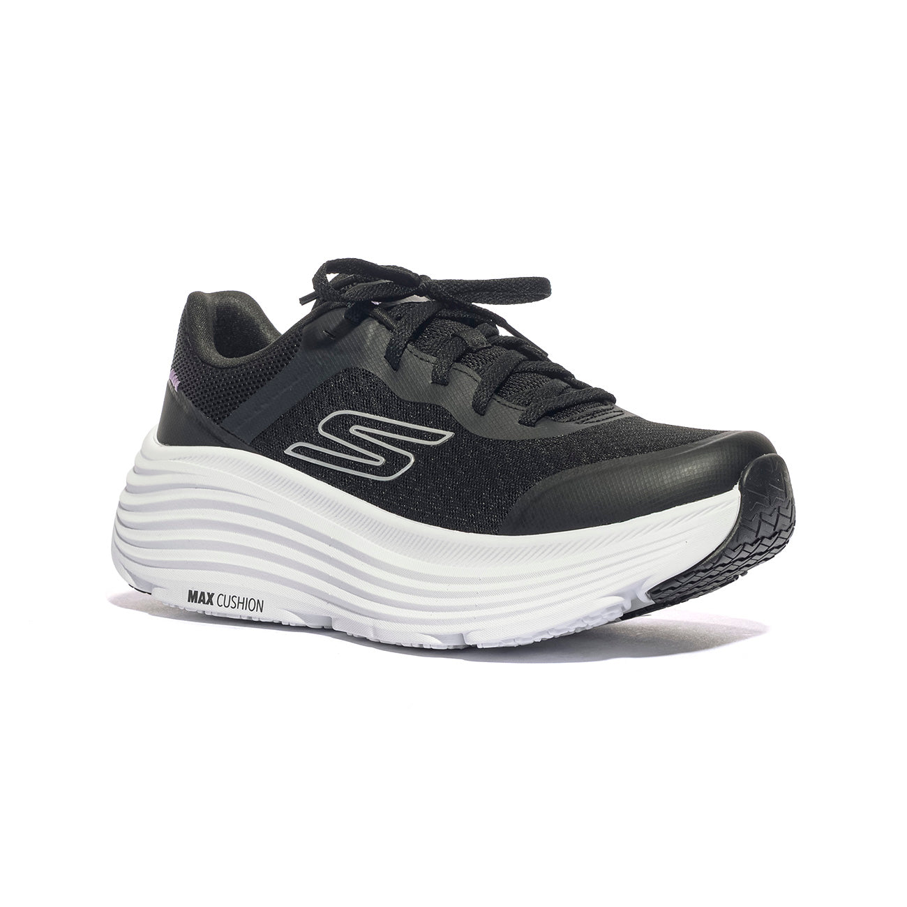 SKECHERS 129470 BKW Sneakers Donna 
