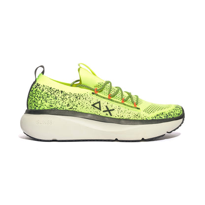 SUN 68 Z34127 GIALLO FLUO Sneakers Uomo 