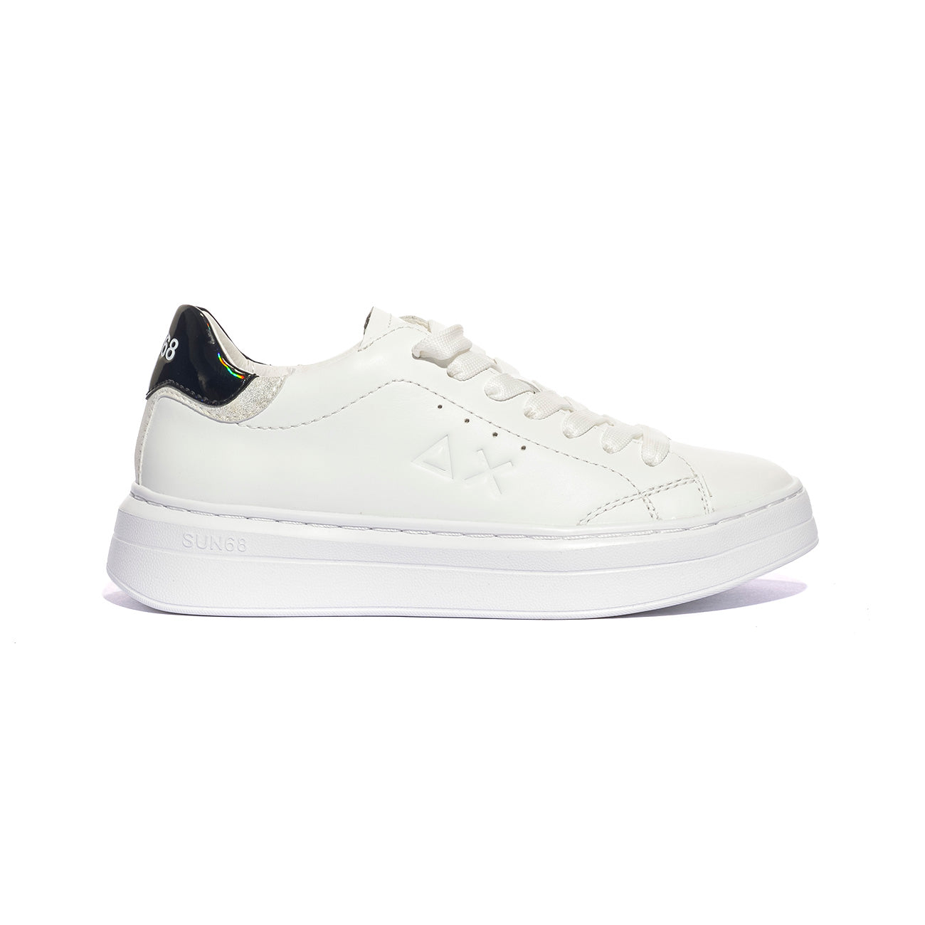 SUN 68 Z34226 BIANCO NERO Sneakers Donna 
