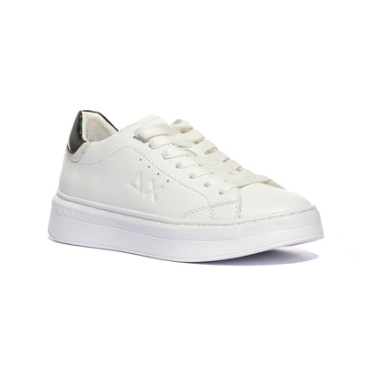 SUN 68 Z34226 BIANCO NERO Sneakers Donna 