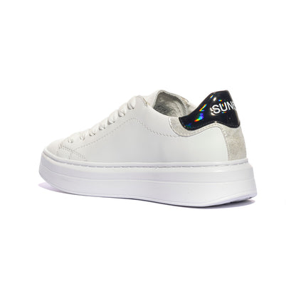 SUN 68 Z34226 BIANCO NERO Sneakers Donna 