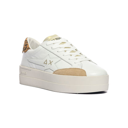 SUN 68 Z45235 BIANCO ORO Sneakers Donna 