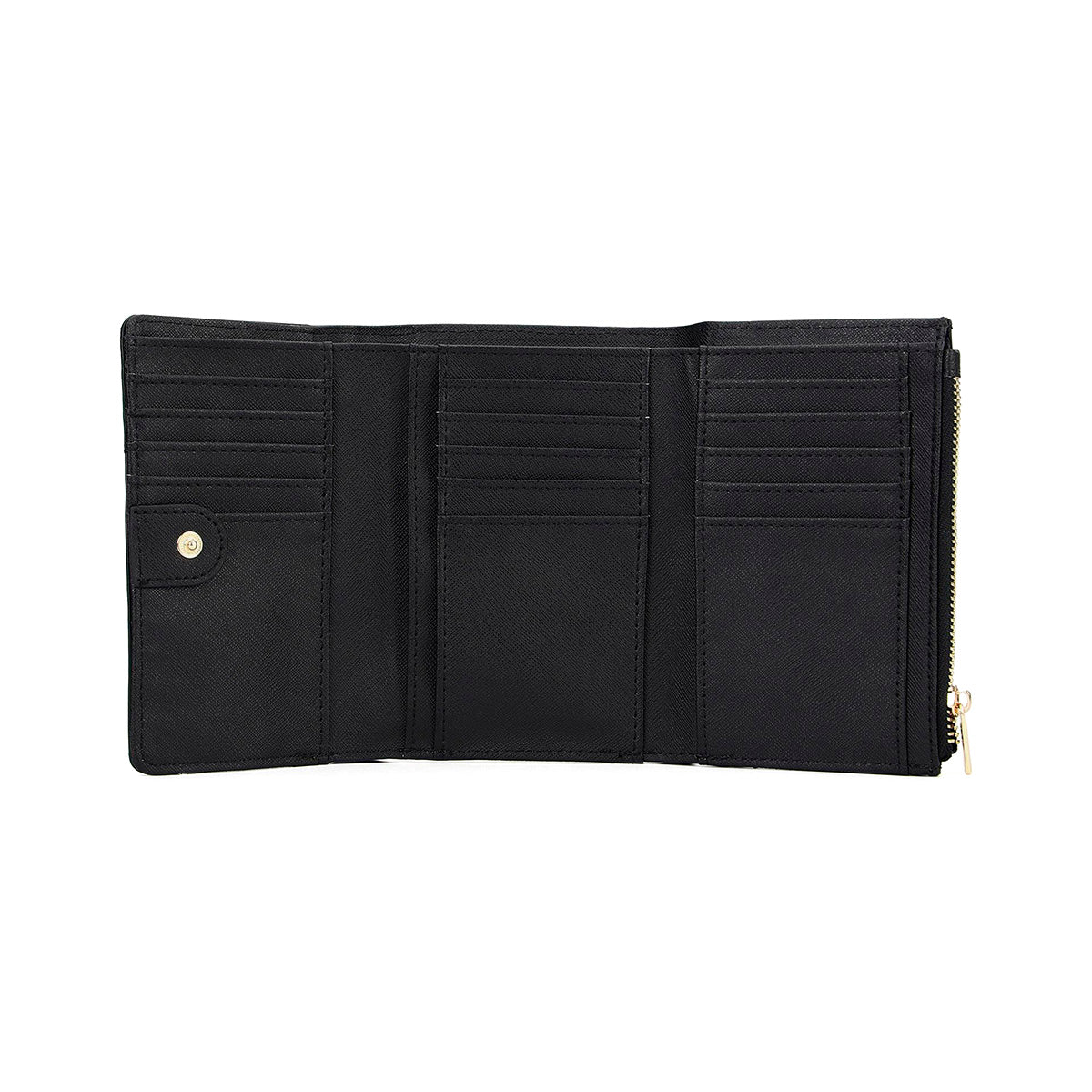 Y-NOT DAF653F6 BLACK Portafogli Donna 