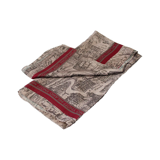 Y-NOT FLD090F6 ALMOND Foulard Donna 