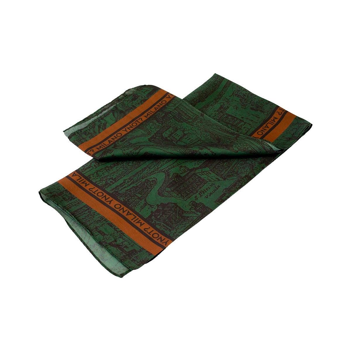 Y-NOT FLD090F6 GREEN Foulard Donna 