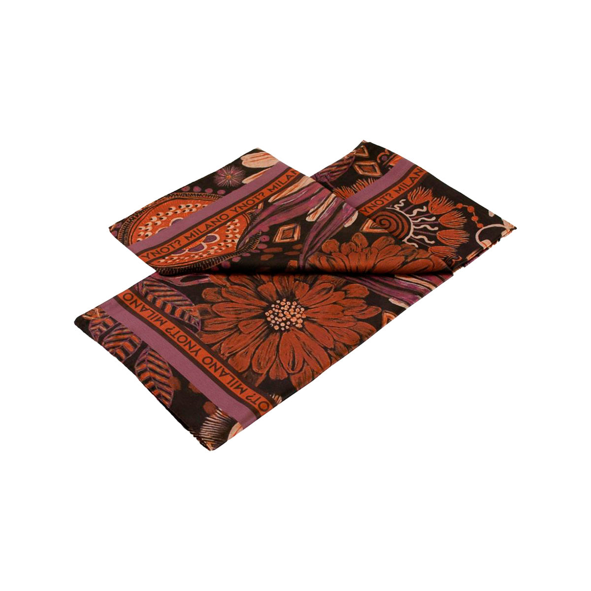 Y-NOT FLD090F6 PURPLE Foulard Donna 