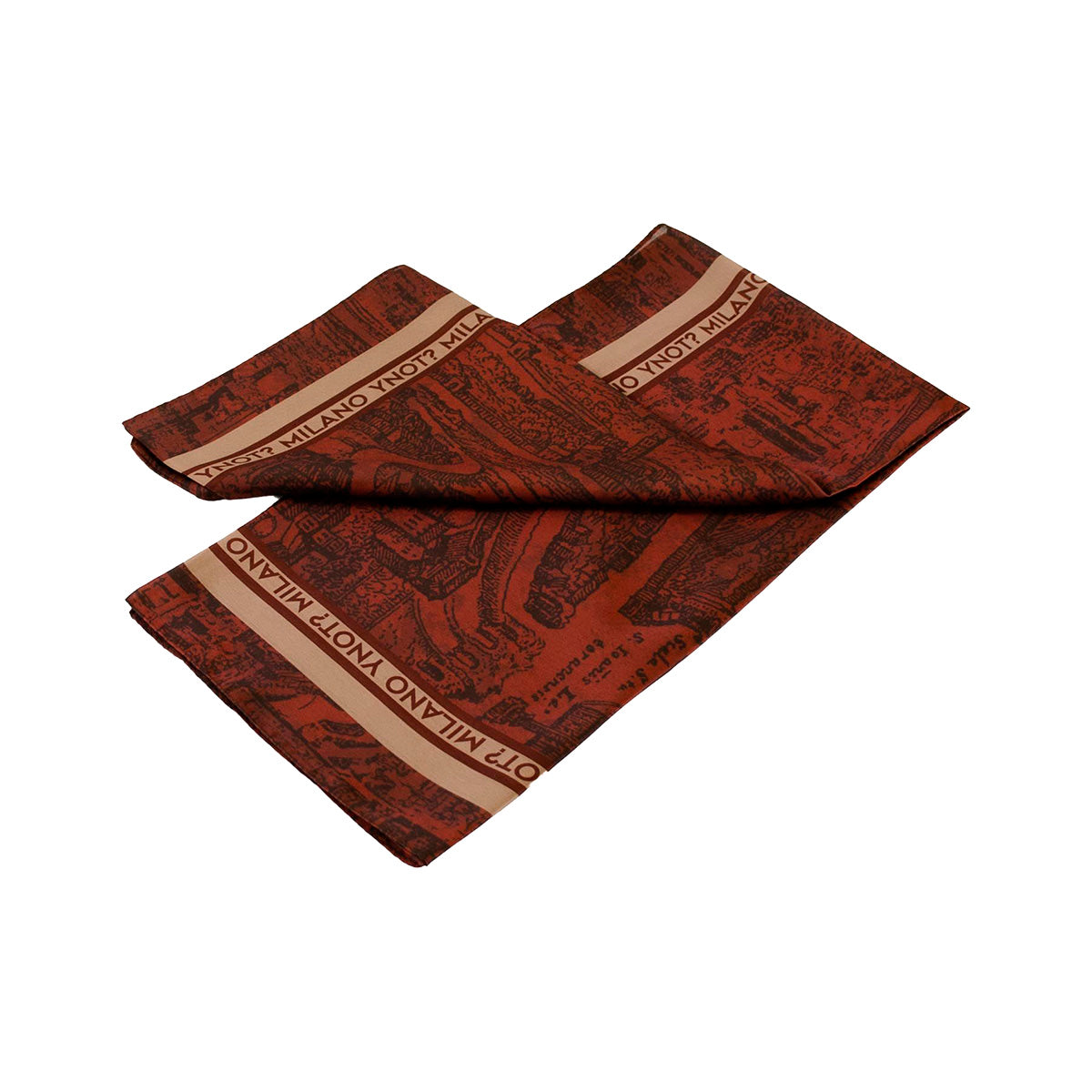 Y-NOT FLD090F6 RED Foulard Donna 