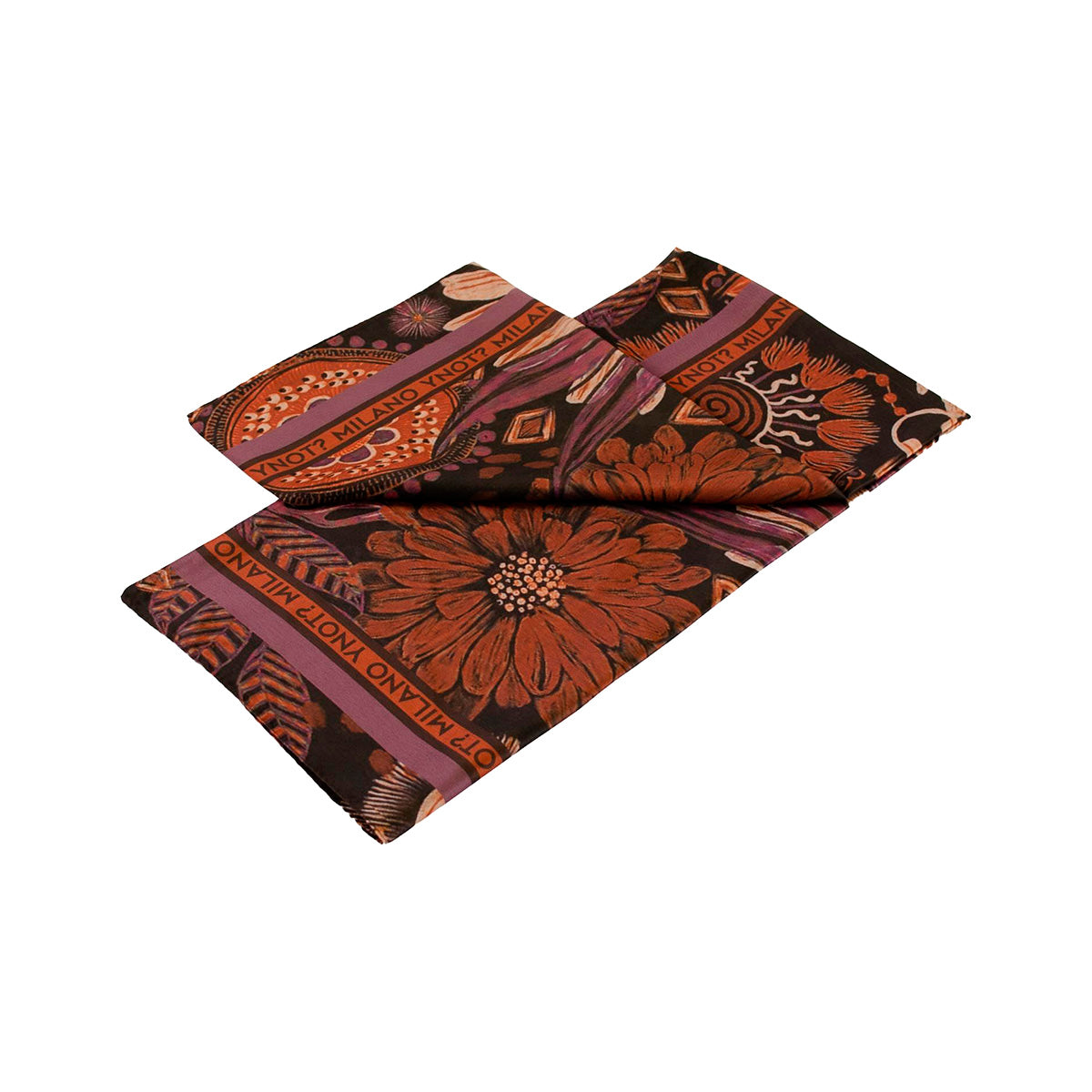 Y-NOT FLD180F6 PURPLE Foulard Donna 