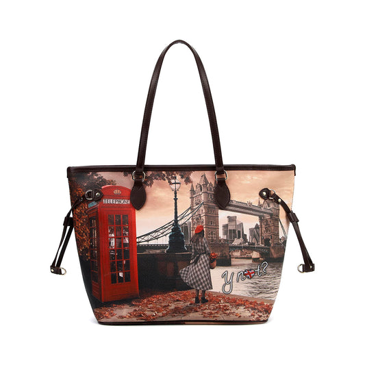 Y-NOT YES319F6 LONDON BRIDGE Borse Donna 