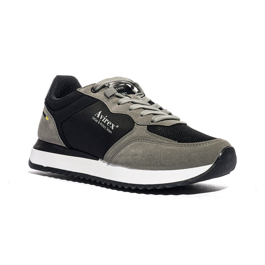 AVIREX DUNCAN001 GREY BLACK Sneakers Uomo 