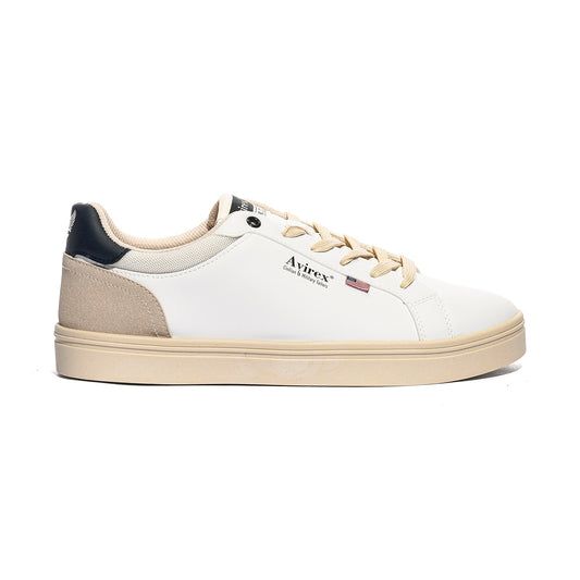 AVIREX GRANT034 OFF WHITE Sneakers Uomo 