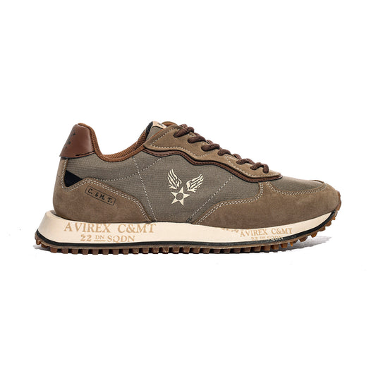 AVIREX MODULAR008 BROWN NAVY Sneakers Uomo 