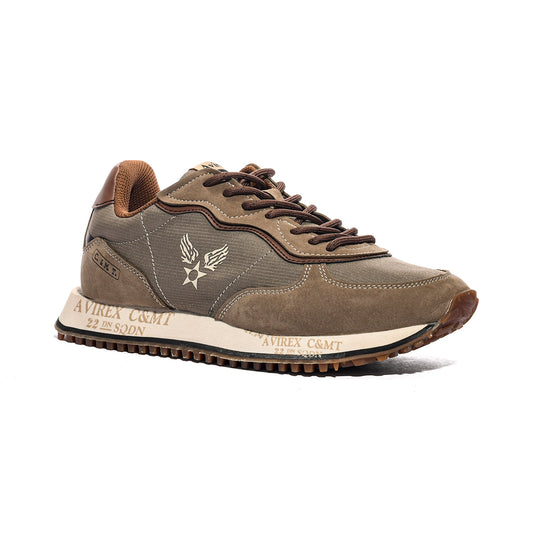 AVIREX MODULAR008 BROWN NAVY Sneakers Uomo 