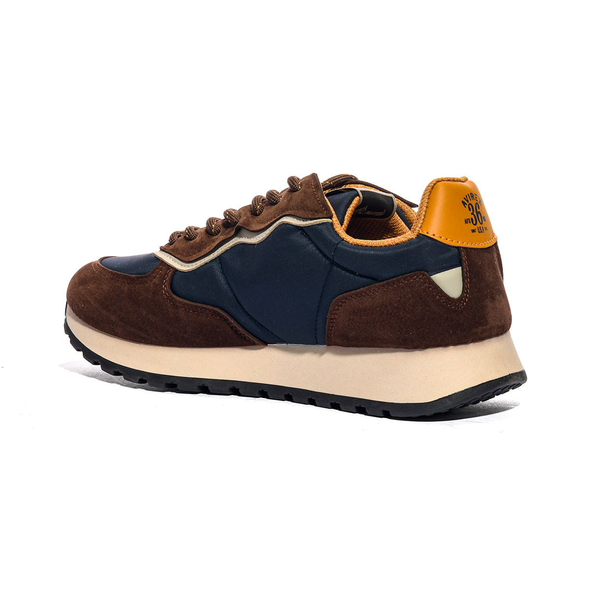 AVIREX MODULARIN001 BROWN NAVY Sneakers Uomo 