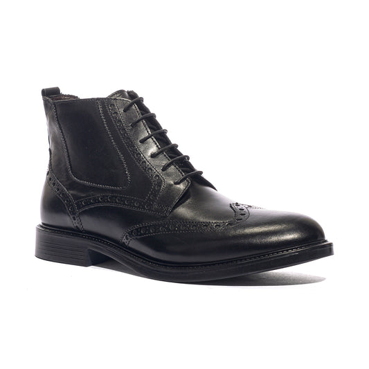 BSL 4314-HOWARD VITELLO NERO Stivaletti Uomo 