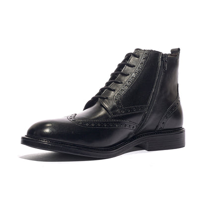 BSL 4314-HOWARD VITELLO NERO Stivaletti Uomo 