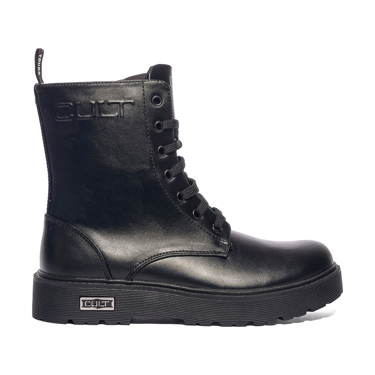CULT T-730 BLACK Anfibi Bambina 