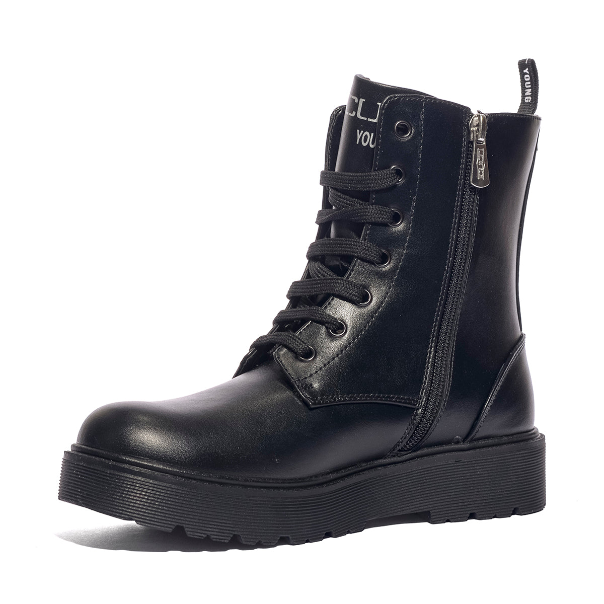 CULT T-730 BLACK Anfibi Bambina 