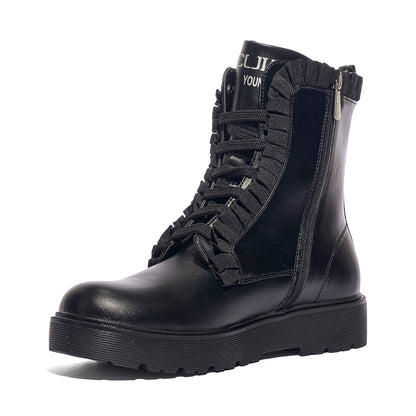CULT T-731 BLACK Anfibi Bambina 