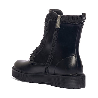 CULT T-731 BLACK Anfibi Bambina 