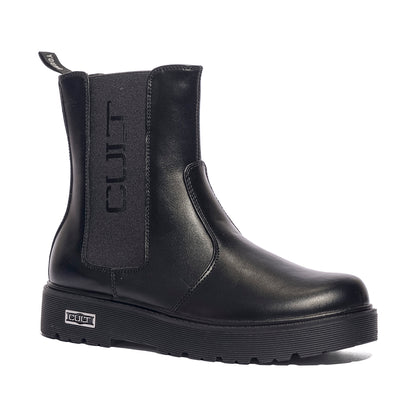CULT T-733 BLACK TRONCHETTO Bambina 