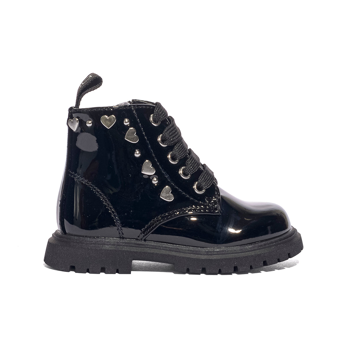 CULT T-761 BLACK Anfibi Bambina 