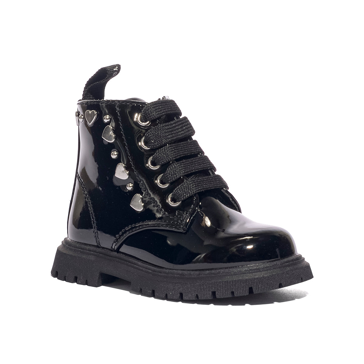 CULT T-761 BLACK Anfibi Bambina 