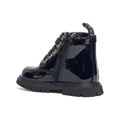 CULT T-761 BLACK Anfibi Bambina 