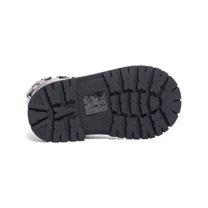 CULT T-761 BLACK Anfibi Bambina 