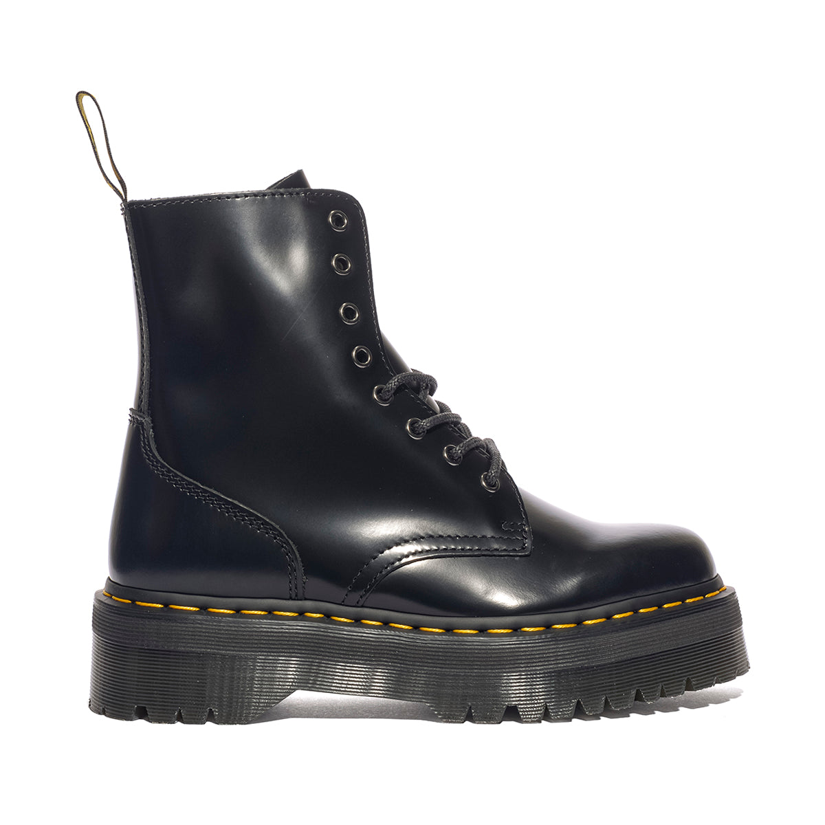 DR MARTENS 15265001 Black Polished Smooth Stivaletti Unisex 
