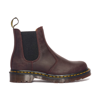 DR MARTENS 27486600 Ys Cherry Red Crazy Horse Stivaletti Unisex 