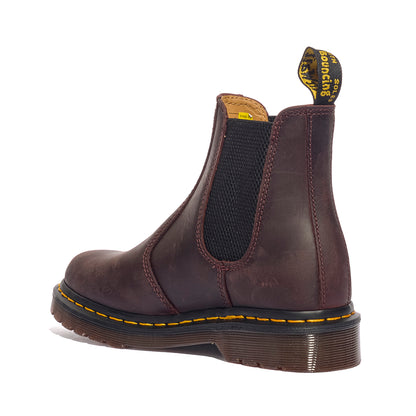 DR MARTENS 27486600 Ys Cherry Red Crazy Horse Stivaletti Unisex 