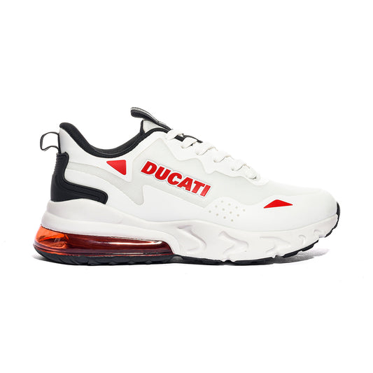 DUCATI DU24M112 WHITE RED Sneakers Uomo 
