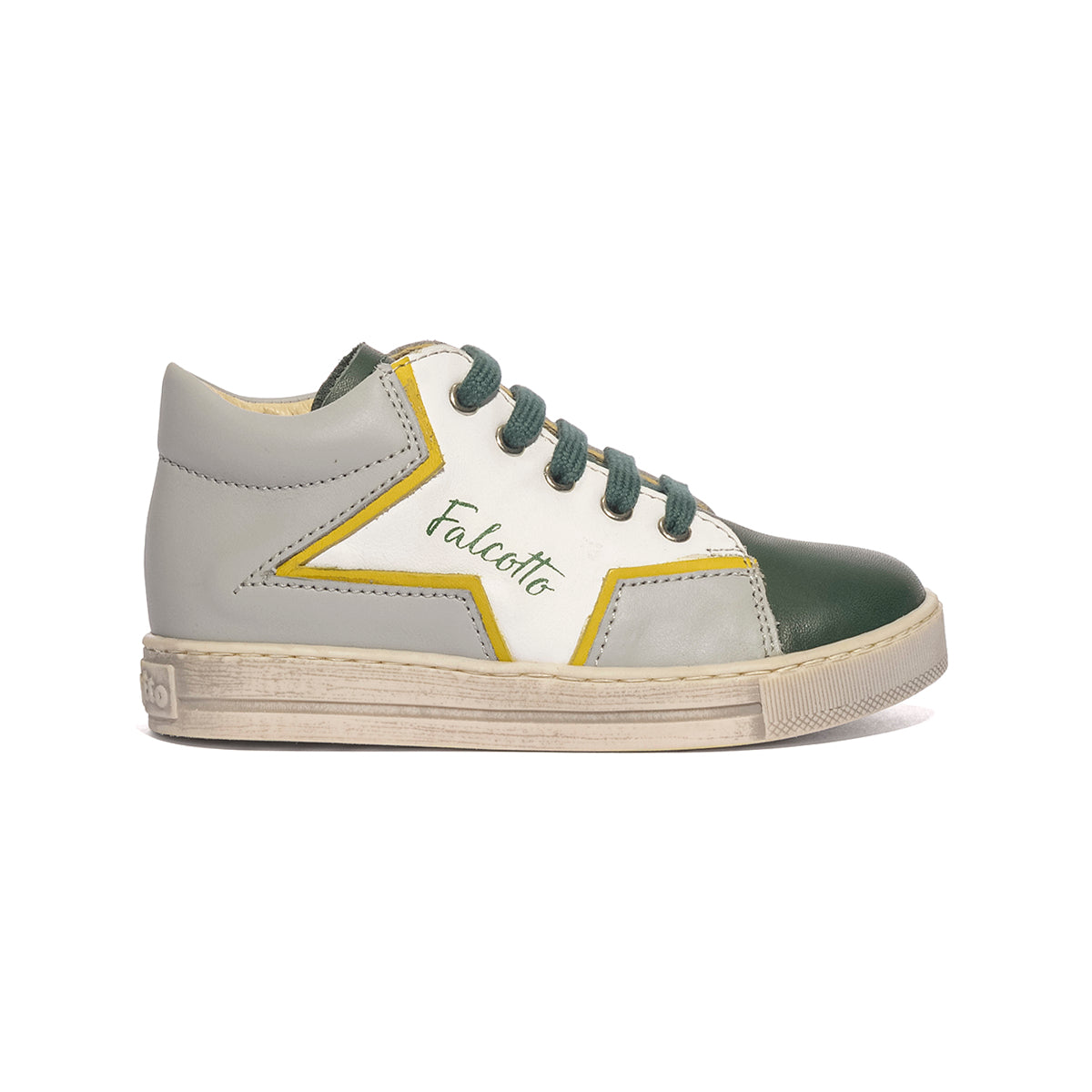 FALCOTTO 0012016189.03.1F87 GREEN BOTTLE WHITE Sneakers Bambino 
