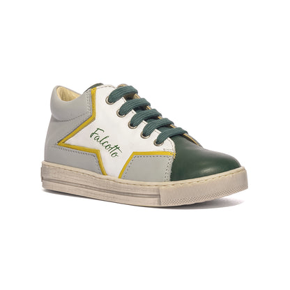 FALCOTTO 0012016189.03.1F87 GREEN BOTTLE WHITE Sneakers Bambino 