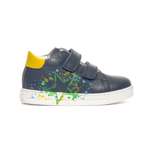 FALCOTTO 0012017618.01.1C67 BLEU Sneakers Bambino 