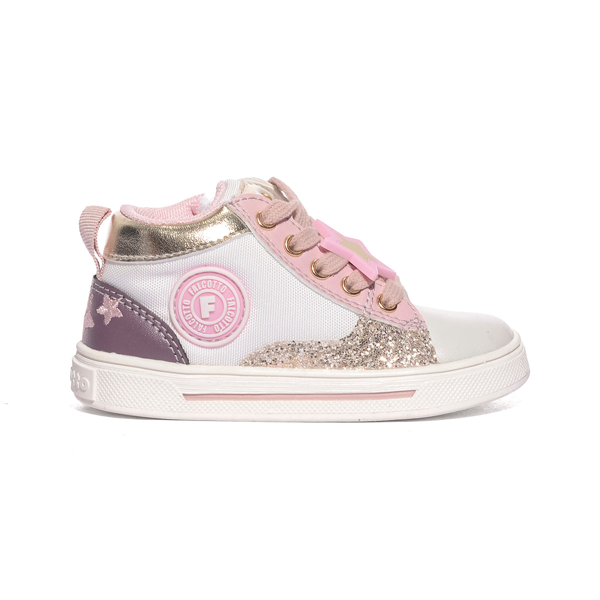 FALCOTTO 0012019054.05.1N39 WHITE PINK Sneakers Bambina 