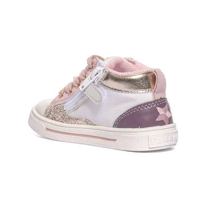 FALCOTTO 0012019054.05.1N39 WHITE PINK Sneakers Bambina 