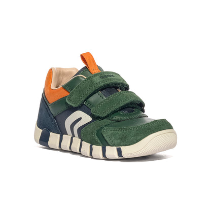 GEOX B3555D FOREST/ORANGE C3P2T PRIMI PASSI Bambino 