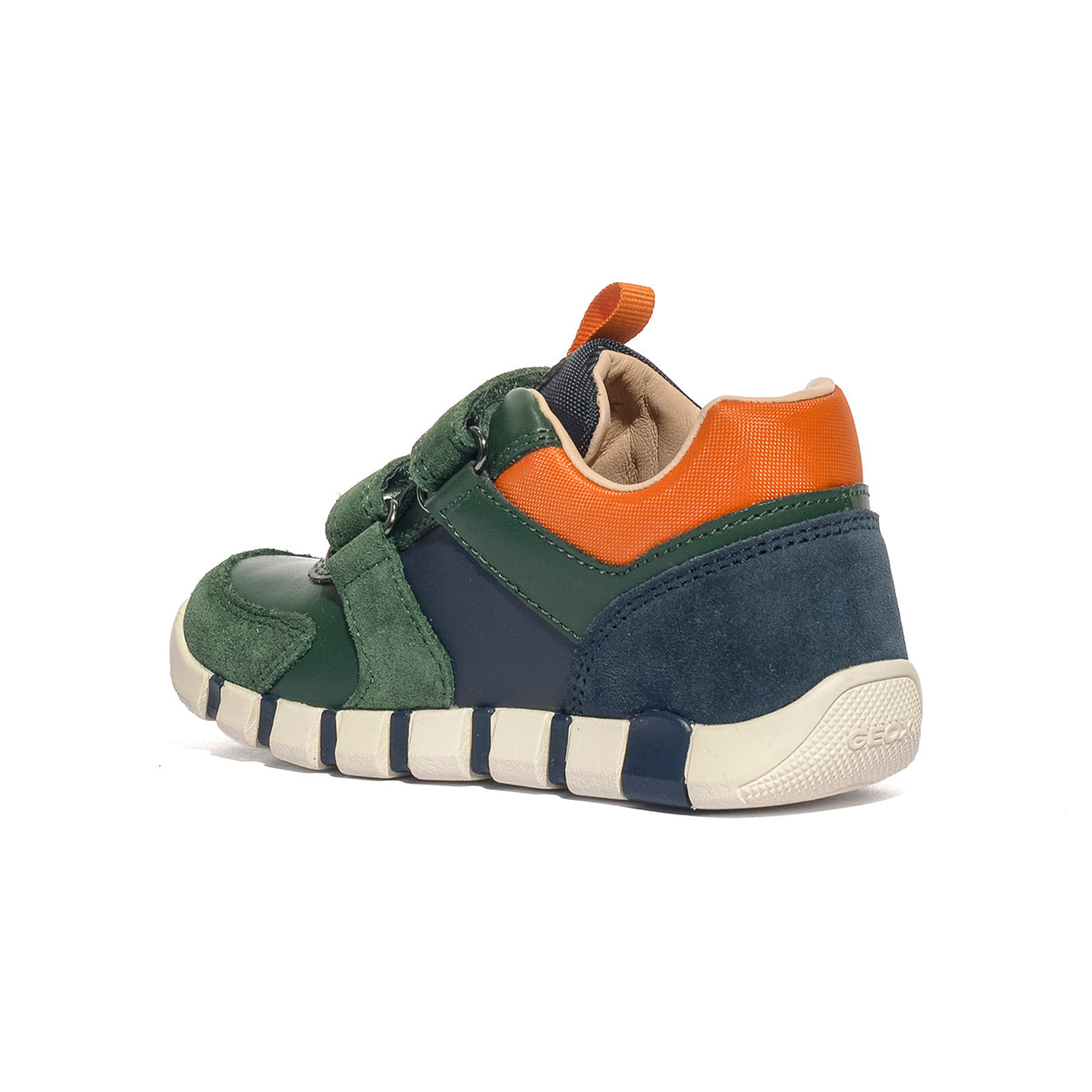 GEOX B3555D FOREST/ORANGE C3P2T PRIMI PASSI Bambino 