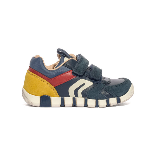 GEOX B3555D NAVY/DK RED C4244 PRIMI PASSI Bambino 
