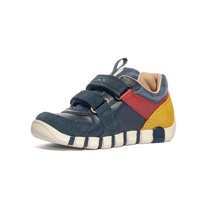 GEOX B3555D NAVY/DK RED C4244 PRIMI PASSI Bambino 
