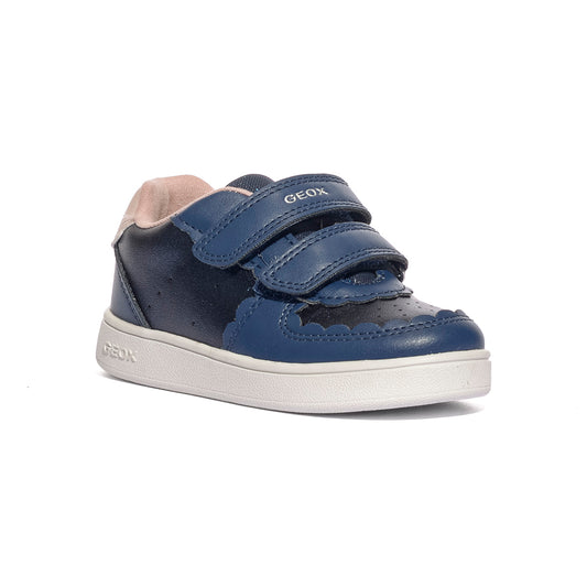 GEOX B555MA NAVY/LT ROSE CF48W Sneakers Bambina 