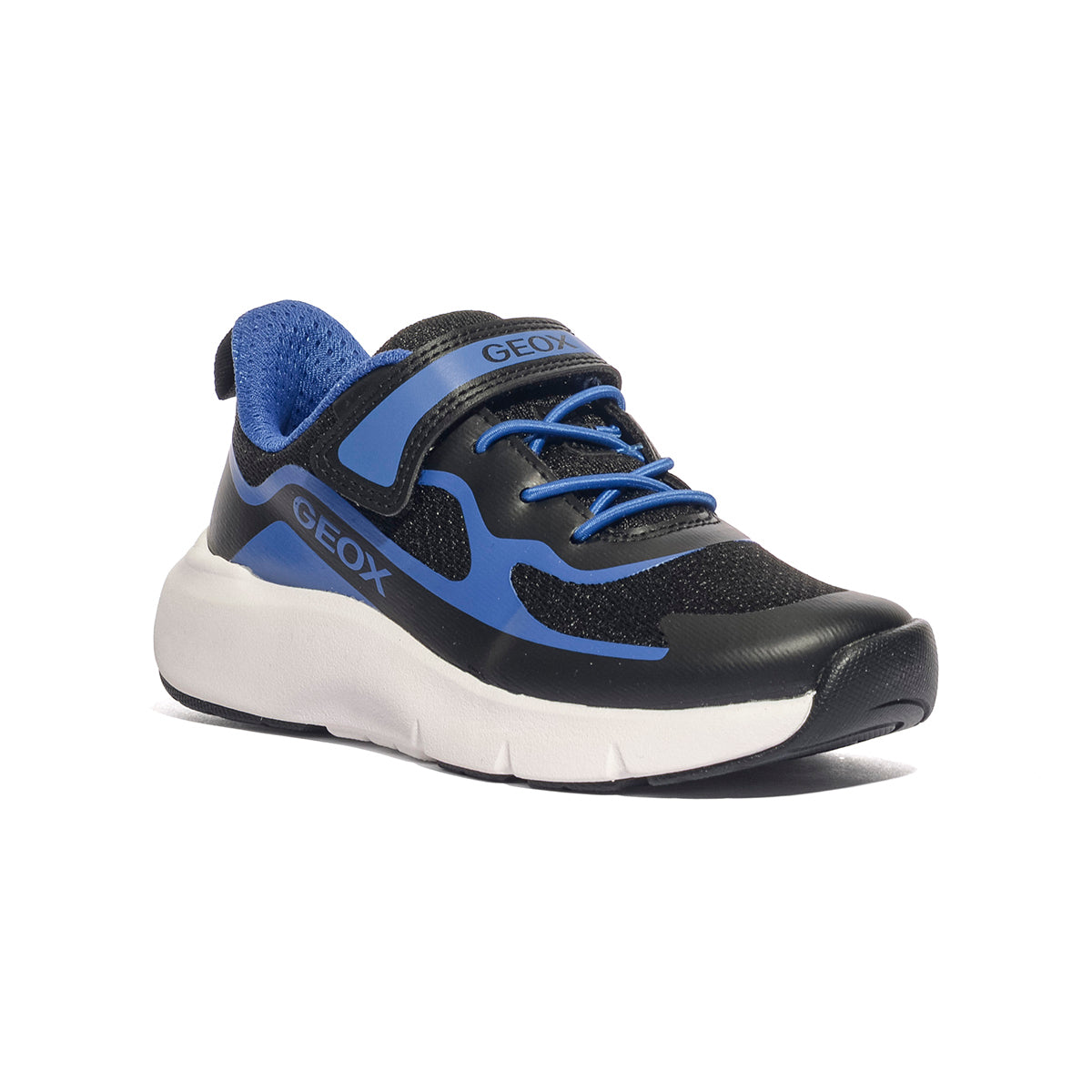 GEOX J65P7F BLACK/ROYAL C0245 Sneakers Bambino 