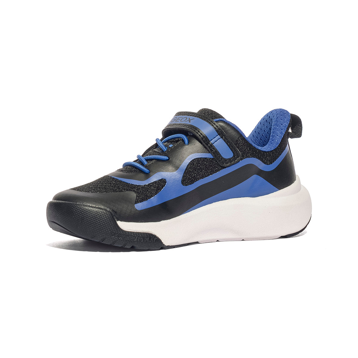 GEOX J65P7F BLACK/ROYAL C0245 Sneakers Bambino 